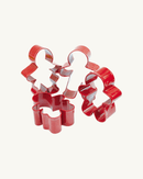 Emporte-pièces Gingerman Scrapcooking et biscuits décorés de Noël.
