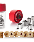 Emporte-pièces Noël Ibili - Sapin, étoile, bonhomme de neige et gingerman.