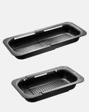 Mécanisme d’extension de l’égouttoir GEFU pour évier, longueur réglable.