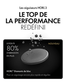 Système d'aiguisage HORL 3 offrant une abrasivité accrue pour un tranchant rapide et précis.