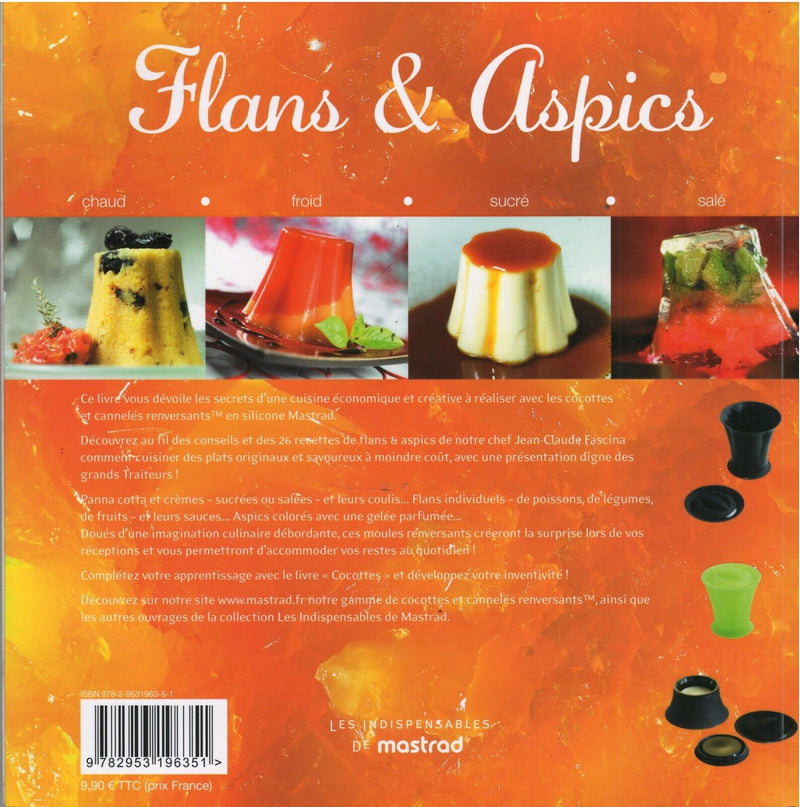 Livre de recettes Flancs et aspics Mastrad