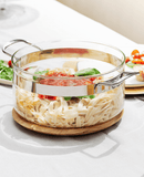 Faitout en verre 2.5L Belissam Mastrad, résistant et pratique, pour des cuissons saines et savoureuses.
