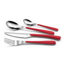 Ménagère Zéphyr soie rouge 24 pièces