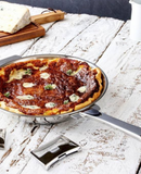 Poêle en inox finition brillant miroir de la collection Casteline Amovible, technologie Multiply trilaminé (inox/aluminium/inox), idéale pour une cuisson homogène sur tous types de feux, y compris induction. Poignée amovible (vendue séparément), transformable en plat à four. Fabrication française.