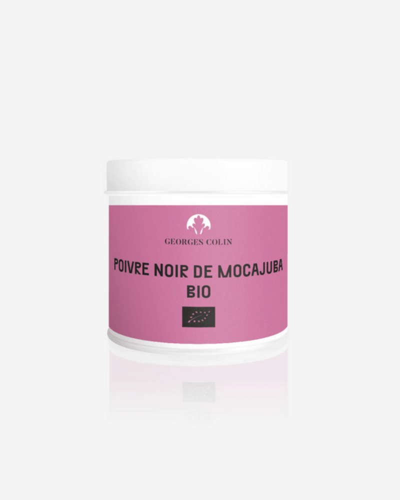 Boîte métal du Poivre Noir Bio de Mocajuba Georges Colin 60g