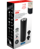 Pompe à vide électrique Preserve de Peugeot pour préserver les vins ouverts, design moderne, facile à utiliser, idéale pour conserver les arômes et la fraîcheur des bouteilles.