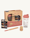 Coffret Shaker Miam Factory Cookut pour crêpes, pancakes, et gaufres, préparation facile et rapide pour des petits-déjeuners gourmands.
