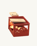 Raclette à la Bougie Pliable de Cookut, modèle compact pour fondre du fromage sans électricité, idéale pour des moments conviviaux.