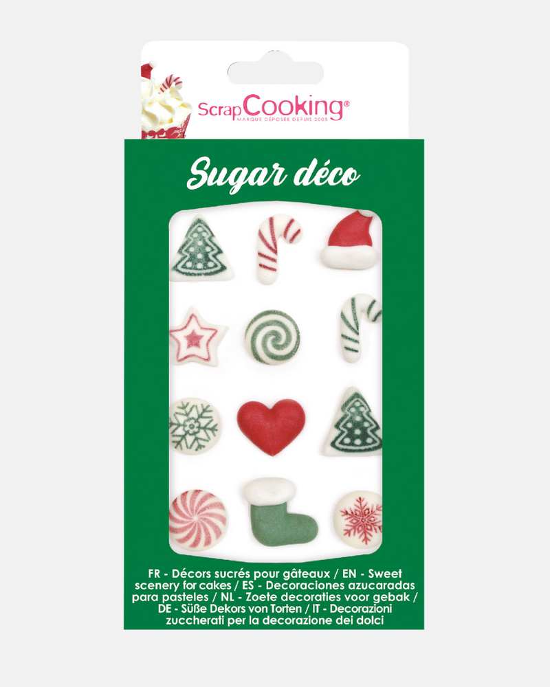 Décosucres Sweet Christmas ScrapCooking – boîte de 12