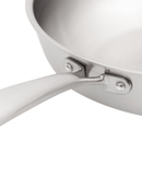 Poignées inox rivetées du wok Cuisinox – prise sûre et durable