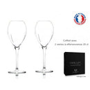 2 verres à vin effervescents Hélicium 28 cl - Maison Habiague