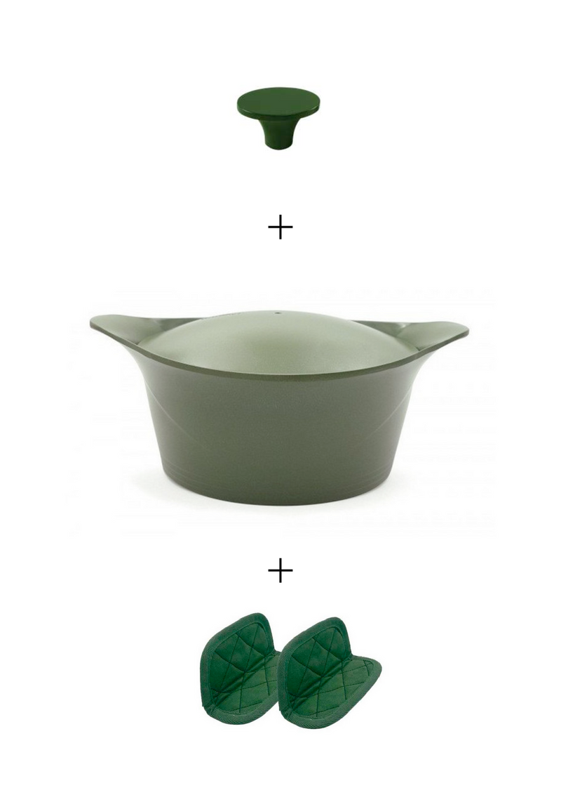 Cocotte verte 28cm