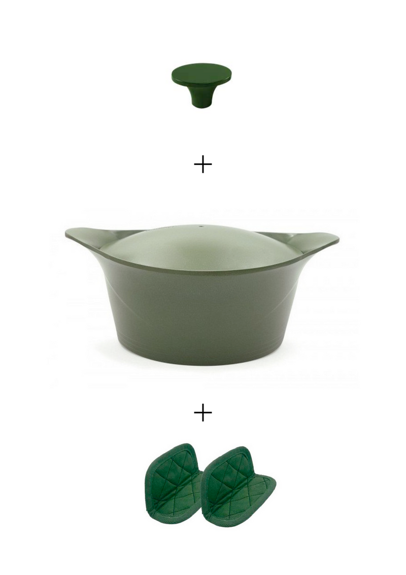 L'incroyable cocotte verte 28cm