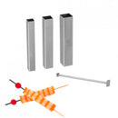 3 découpoirs carrés et poussoir Tube FOOD DESIGNER - Maison Habiague