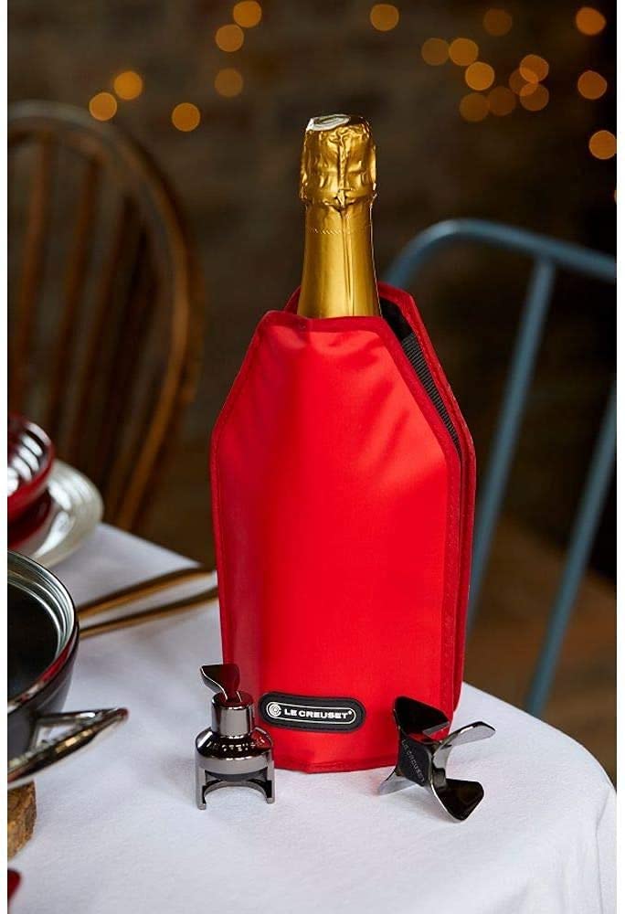 Rafraîchisseur bouteille Screwpull vin/champagne rouge