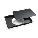 Moule à tarte rectangle anti-adhérent fond amovible - Maison Habiague