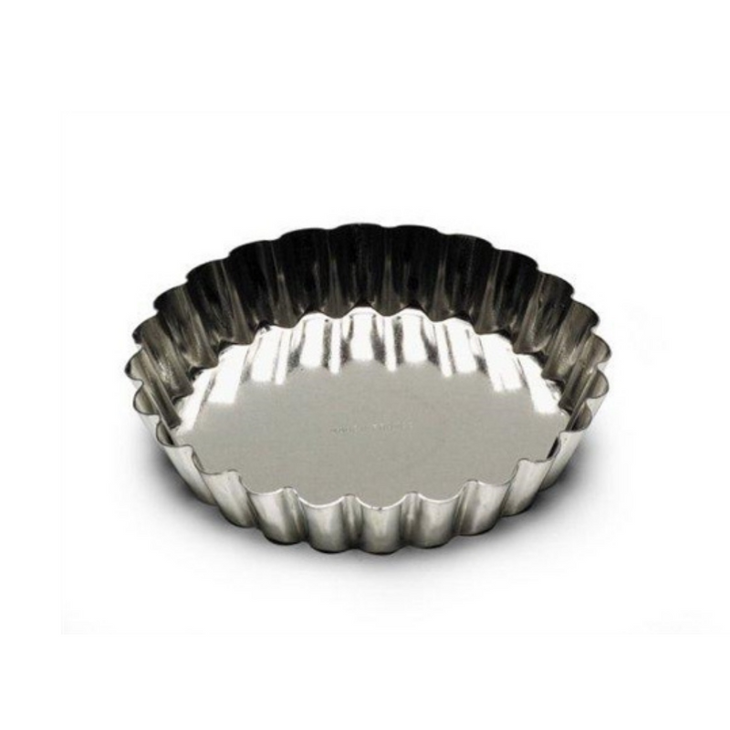 Moule tartelette ronde cannelée fer blanc - Maison Habiague