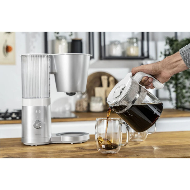 Cafetière avec filtre Enfinigy 1,5L Argent