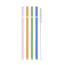 Pailles verre couleur 4 pièces - Maison Habiague