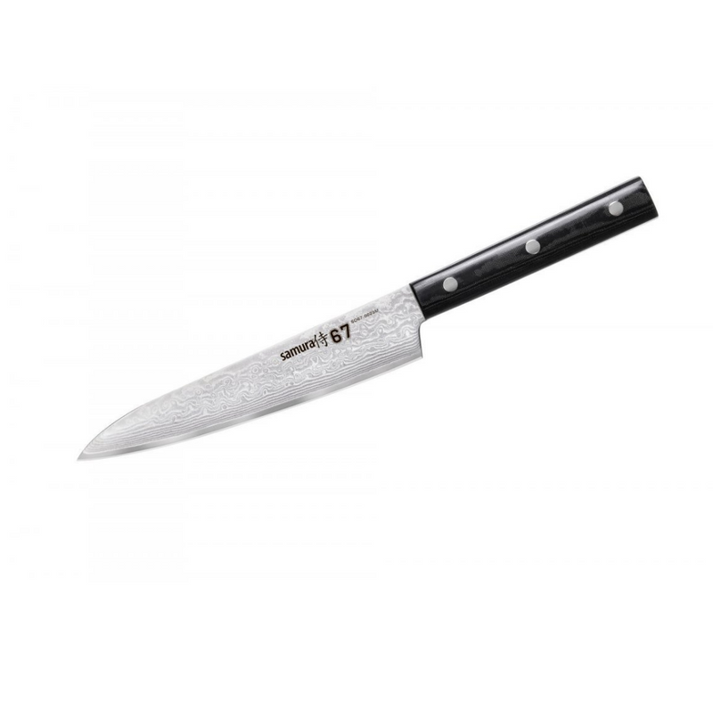 Couteau Utility DAMASCUS 67 15cm - Maison Habiague
