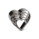 Lot 5 découpoirs cœur - Maison Habiague