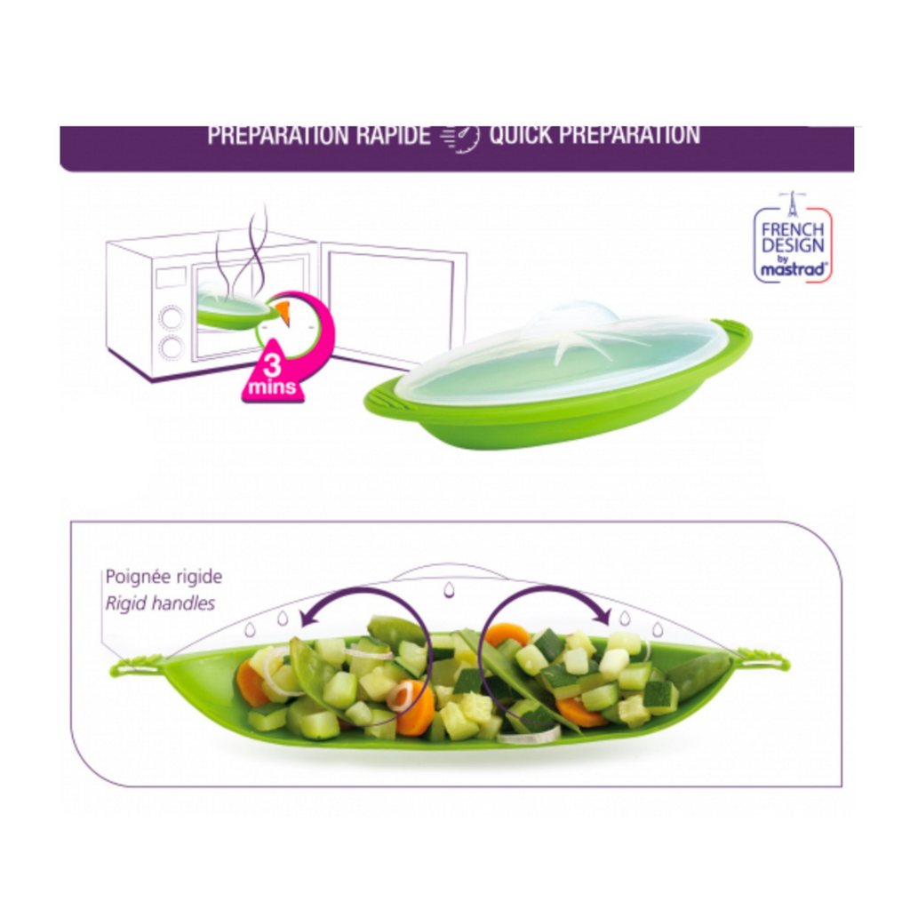 Papillote en Silicone Minute Individuelle - Lot de 2 Vertes