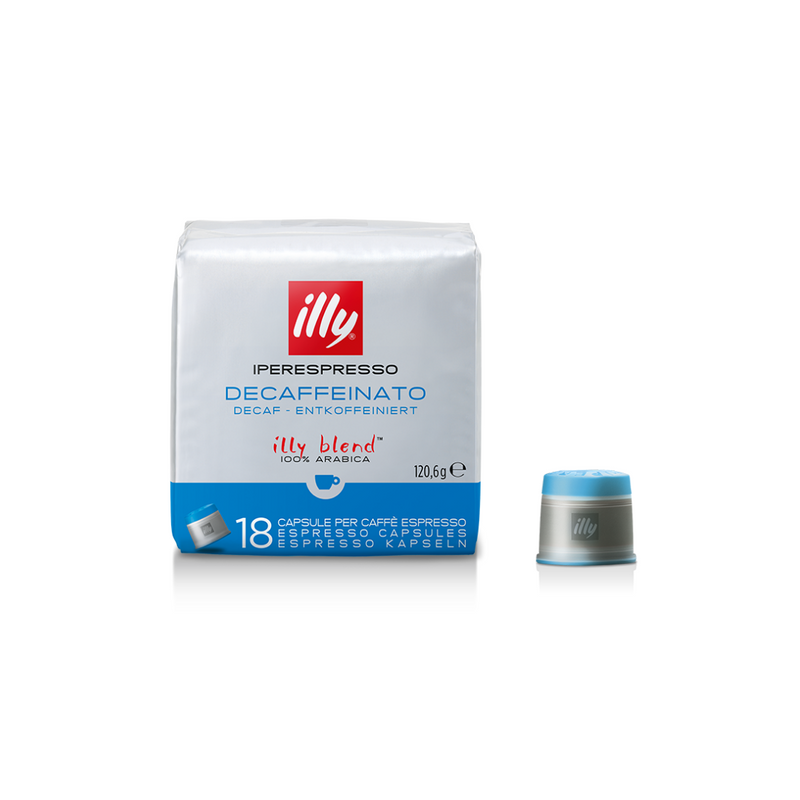 Capsules Illy lperespresso Décaféiné x18 - Maison Habiague