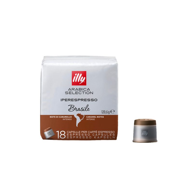 Capsules Illy lperespresso Brasil x18 - Maison Habiague