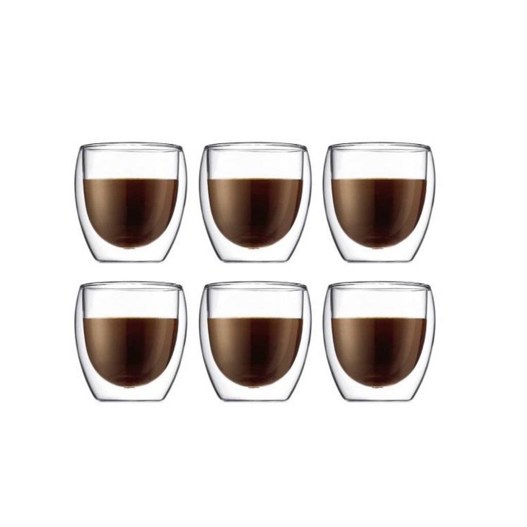 6 verres double paroi 25 cl PAVINA bodum