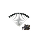 Piques à bigorneaux inox et noir 10 pièces - Maison Habiague