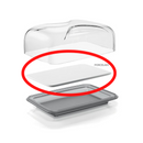 Plateau en porcelaine rectangle Guzzini - Maison Habiague