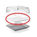 Plateau en porcelaine carré Guzzini - Maison Habiague