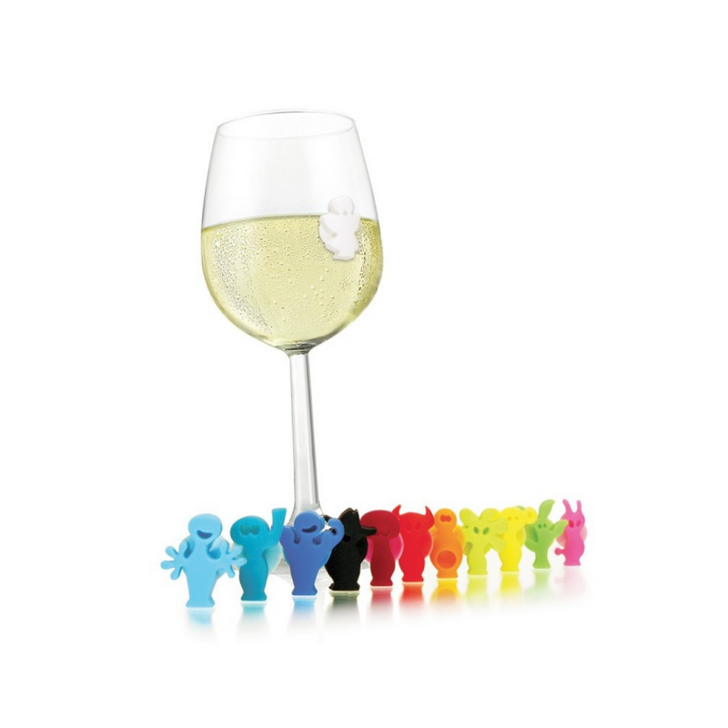 Marque-verres 12 figurines “Party People“ - Maison Habiague