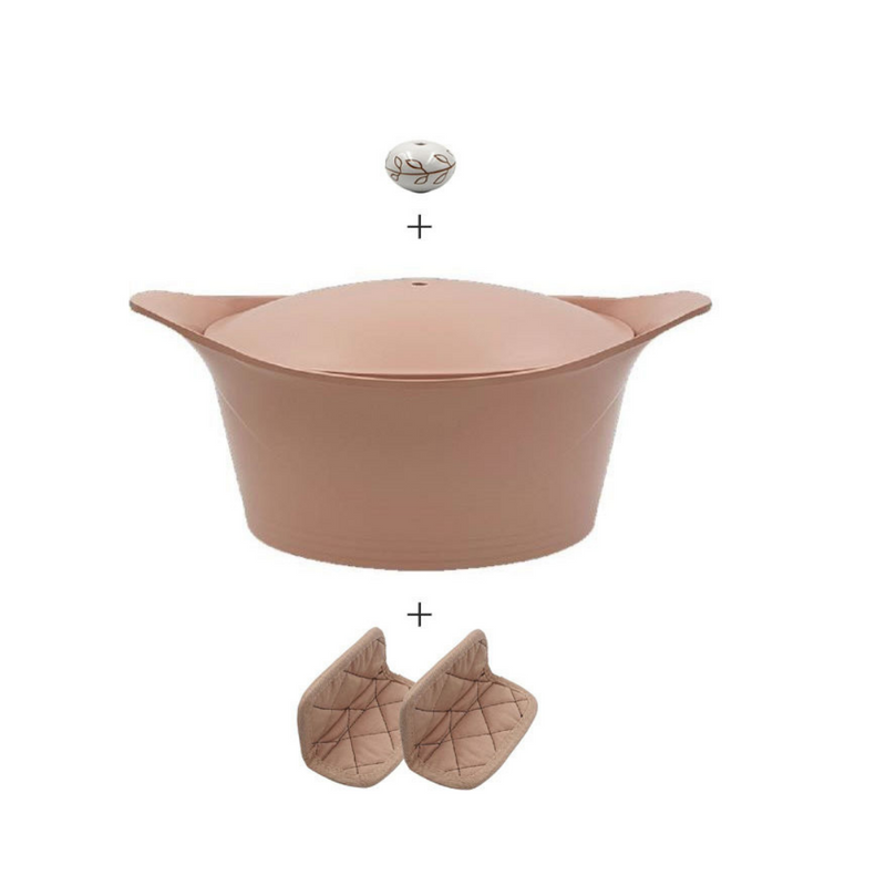 Cocotte rose 24cm - Maison Habiague