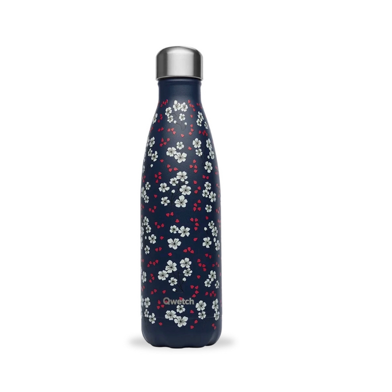 Bouteille isotherme 500ml Hanami bleu 3D - Maison Habiague