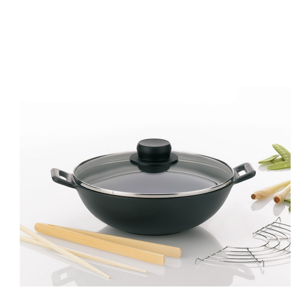 Mini wok fonte 24cm, Magasin Habiague