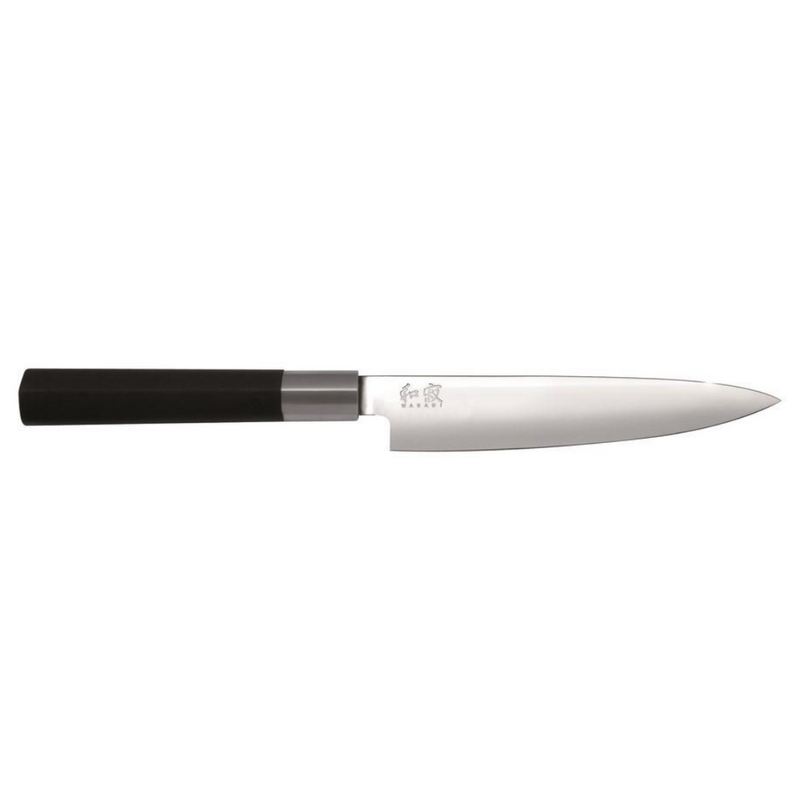 Couteau UTILITAIRE - WASABI BLACK 15 CM - Maison Habiague