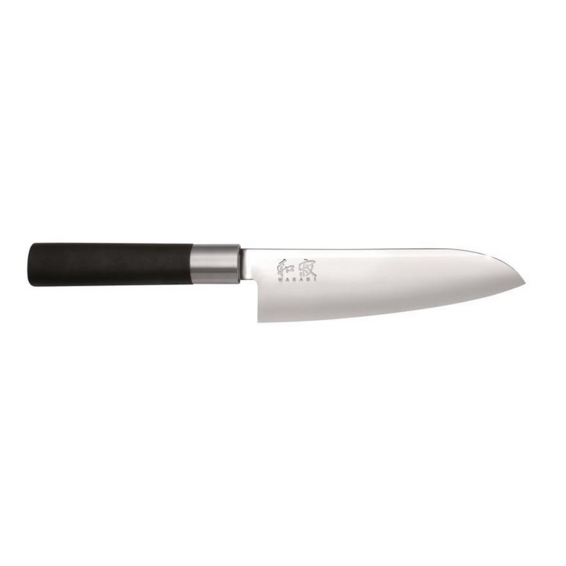Couteau SANTOKU - WASABI BLACK 16,5 CM - Maison Habiague