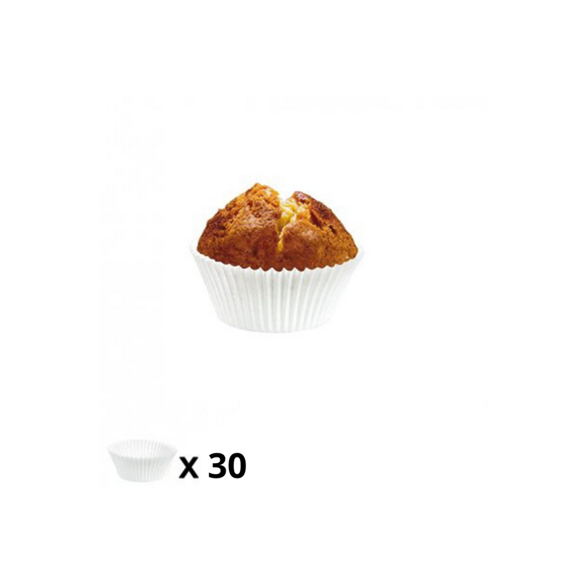 30 mini-cupcakes froncés - Maison Habiague