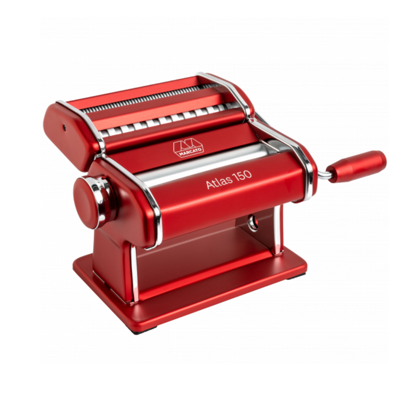 Machine à pâtes Atlas 150 Marcato rouge - Fabriquée en Italie - Habiague.fr