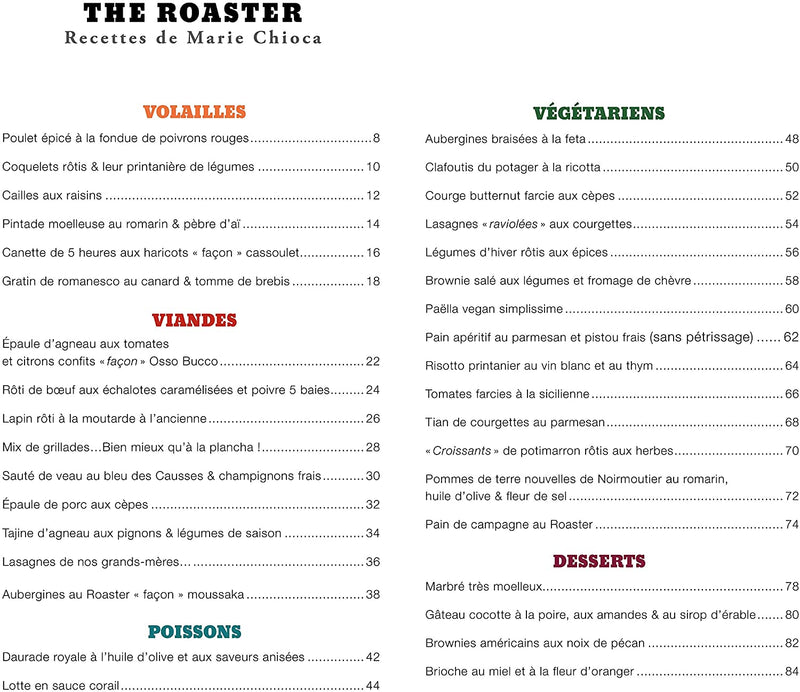 Livre recettes Roaster - Maison Habiague