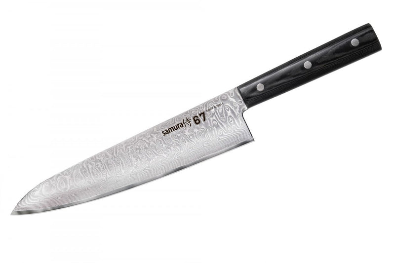 Couteau Chef DAMASCUS 67 20,8cm SAMURA - Maison Habiague