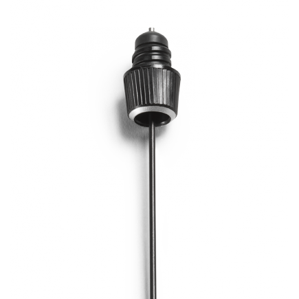 Aiguille Coravin Timeless, idéale pour percer les bouchons en liège fragiles des vieux millésimes, permettant de servir du vin sans ouvrir la bouteille.