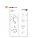 Attache bras couvrant presse agrumes pour Duo Magimix - Maison Habiague