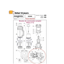 Bouton de commande complet pour blender Magimix - Maison Habiague