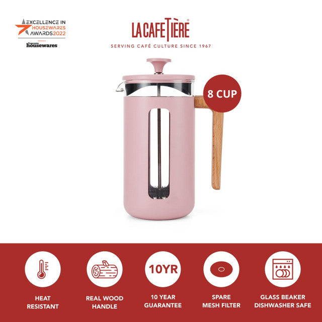 Cafetière à Piston 1L – Café Fraîchement Préparé