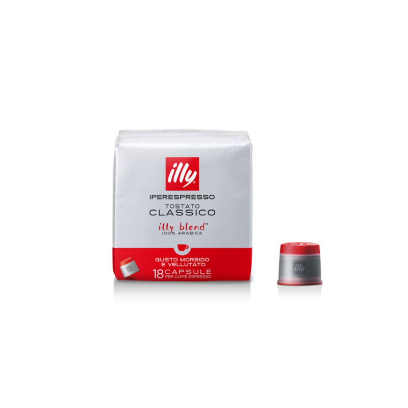 Capsules Illy lperespresso Torréfaction classique rouge x18 - Maison Habiague