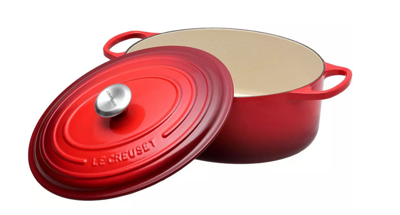 Cocotte fonte le Creuset ovale rouge cerise 31cm