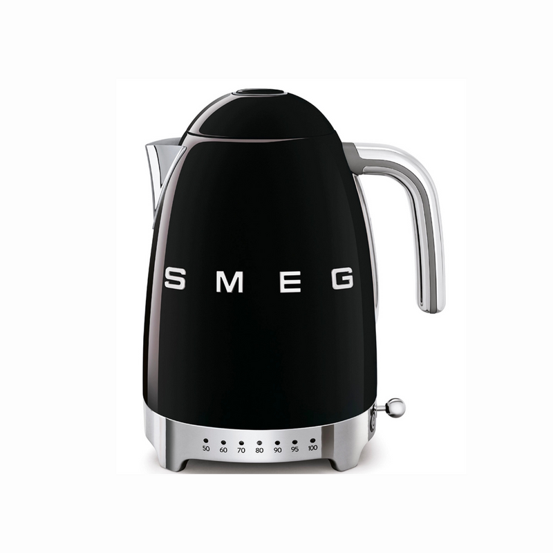 Bouilloire température réglable Smeg noir - Maison Habiague