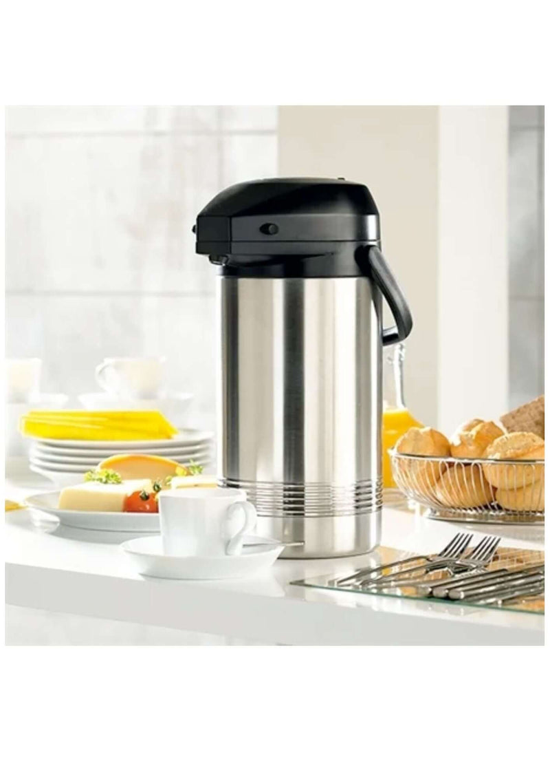 Pichet isotherme inox à pompe Président 3L